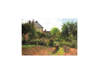 Buy Enlarge 0 587 19323 9C12X18 Artist Garden at Eragny  Canvas Size C12X18