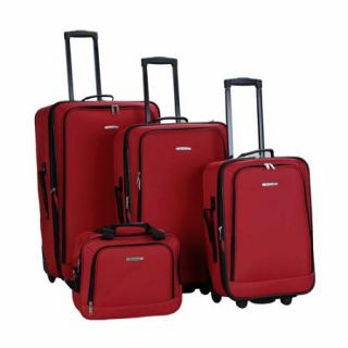 Rockland Luggage Escape 4 Piece Expandable Rolling Luggage Set