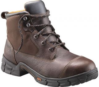 Mens Timberland PRO Excave 6 Steel Safety Toe Boot   Brown Full Grain Leather