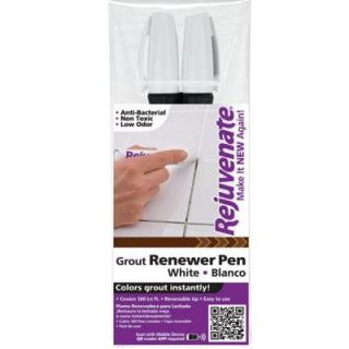 Rejuvenate White Grout Restorer Marker Pens RJ2GMW