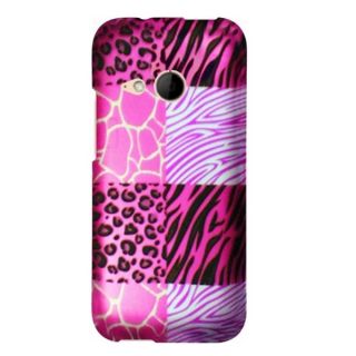 INSTEN Design Pattern Rubberized Hard Snap On Phone Case Cover For HTC
