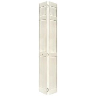 Home Fashion Technologies 6 Panel Behr Antique White Solid Wood Interior Bifold Closet Door DISCONTINUED 16036801823