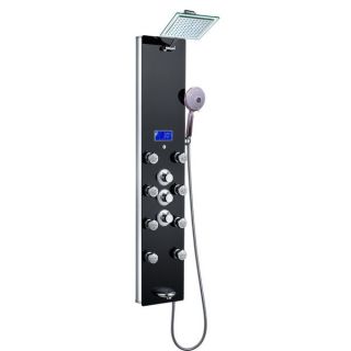 AKDY 51 inch Aluminum Shower Panel with Tower Massage Spa System Kits