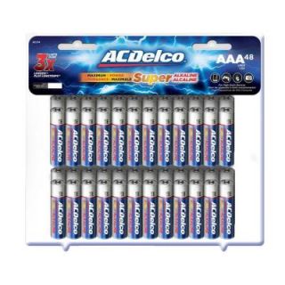 ACDelco Super Alkaline AAA Battery (48 Pack) AC274