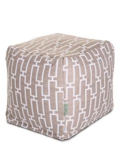 Havana Small Cube Ottoman by Majestic Home Goods