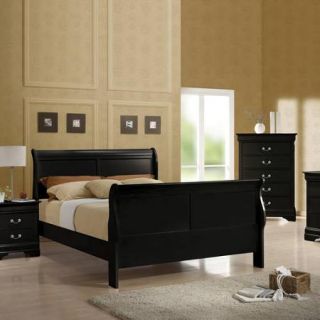 Coaster Company Louis Philippe Collection Full Bed, Black