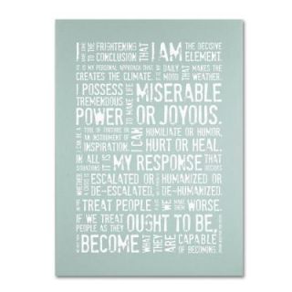 Trademark Fine Art 19 in. x 14 in. Decisive Elements I Canvas Art MR0043 C1419GG