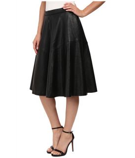 Blank Nyc Vegan Leather A Line Skirt Black
