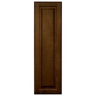 Hampton Bay 10x33.375x0.625 in. Hampton Decorative End Panel in Cognac KAEP1236 COG