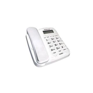Emerson Big Button Corded Telephone with Caller ID   White SO EM2646 WH