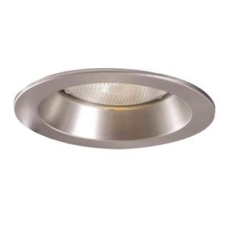 Halo 3 in. Satin Nickel Recessed Shower Trim with Regressed Lens 3007SN