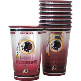 NFL 20 oz Washington Redskins Plastic Souvenir Cups, 8pk