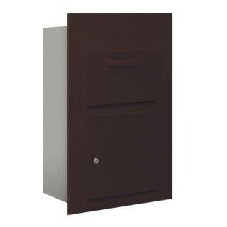 Salsbury Industries 3600 Series Collection Unit Bronze USPS Front Loading for 5 Door High 4B Plus Mailbox Units 3600C5 ZFU