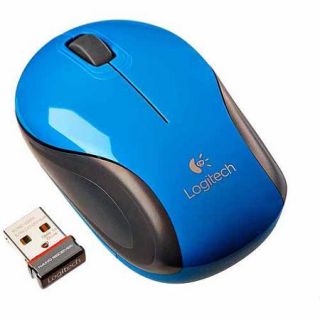 Logitech M187 Wireless Mouse, Blue