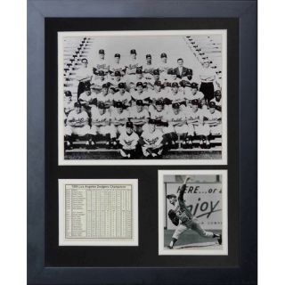 1959 Dodgers Framed Memorabilia by Legends Never Die