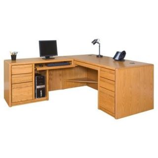 Martin Home Furnishings Contemporary Executive Computer Desk