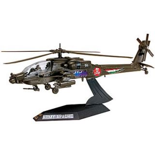 Revell  Plastic Model Kit AH 64 Apache Helicopter Desktop