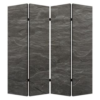 84 X 84 Slate 3 Panel Room Divider by Screen Gems