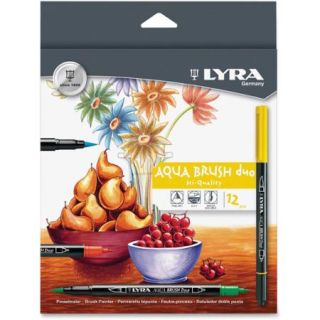 LYRA Dual Tip Marker, Assorted, 12 per Pack