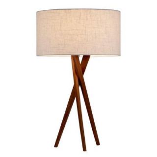 Adesso Brooklyn 25 in. Walnut Table Lamp 3226 15