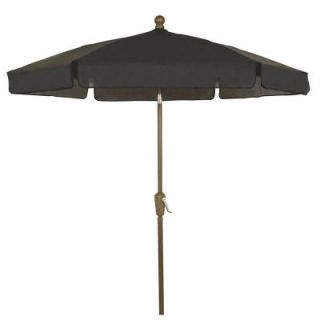 Fiberbuilt Umbrellas 7.5 ft. Patio Umbrella in Black 7GCRCB T Blk