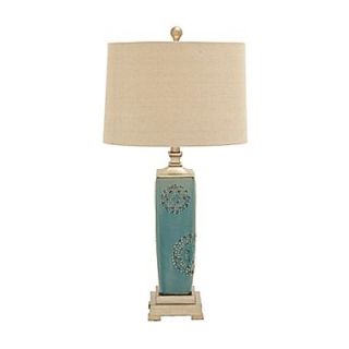Woodland Imports Mesmerizing and Exquisite 30 H Table Lamp with Empire Shade