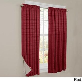 Francesca Thermal Shield 63 inch Energy Window Curtain Red