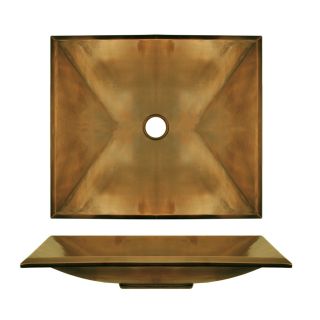 Copperhaus Rectangular Bathroom Sink by Whitehaus Collection