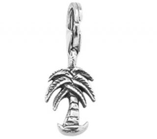Prerogatives Sterling Palm Tree Click on Charm —