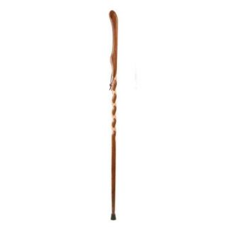Brazos Walking Sticks 58 in. Twisted Laminated Walnut/Maple Walking Stick 602 3000 1168