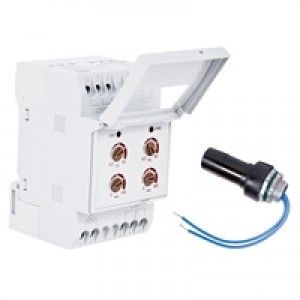 Intermatic PC2 120 LS2 Light Timer, 10A 2 Channel Light Controller w/LS2 Sensor