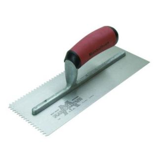 Marshalltown 1/2 in. x 15/32 in. V Notch 4 1/2 in. Trowel 770SD