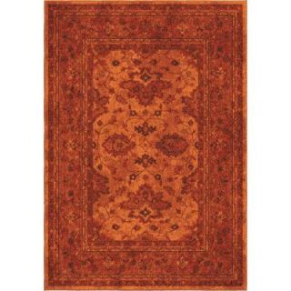 Vintage Posh Red 5 ft. 3 in. x 7 ft. 6 in. Indoor Area Rug 301229