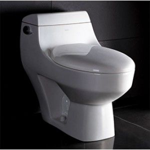 EAGO TB108 Toilet, One Piece Ultra Low Flush Eco Friendly Ceramic   White