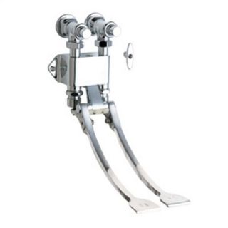834 Wall Mount Double Pedal Slow Closing Valve in
