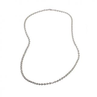 Technibond® Diamond Cut Twisted Herringbone 22" Necklace   7778965