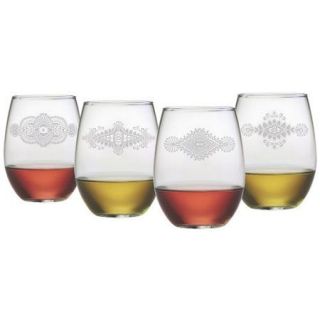 Susquehanna Glass Morocco Stemless Wine Glass (Set of 4)