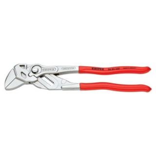 KNIPEX Heavy Duty Forged Steel 10 in. Pliers Wrench with Nickel Plating 86 03 250