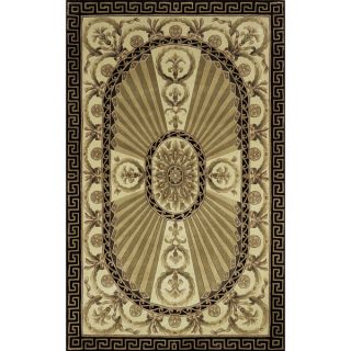 Aubusson Regal Hand tuft Wool Area Rug (96 x 136)   17109341