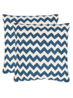 Striped Tomai Pillow (Set of 2) by Safavieh Pillows