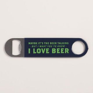 I Love Beer Bottle Opener