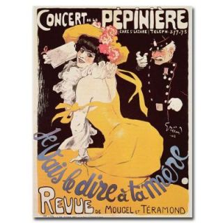 Trademark Fine Art 24 in. x 32 in. Concert de la Pepiniere 1902 Canvas Art BL00201 C2432GG