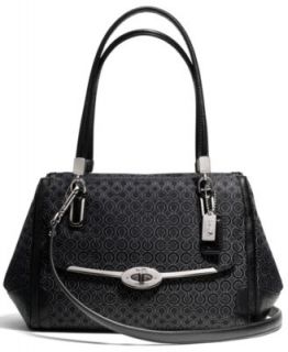 COACH MADISON SMALL MADELINE EAST/WEST SATCHEL IN OP ART PEARLESCENT