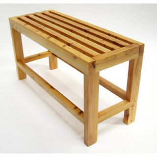 Alfi Brand Solid Wood Slated Bench