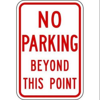 No Parking Sign, Brady, 115517, 18"Hx12"W