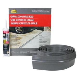 M D Building Products 10 ft. Gray Garage Door Threshold Kit 50100