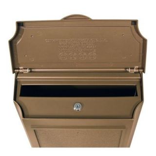 Whitehall Products French Bronze Wall Mailbox 16138