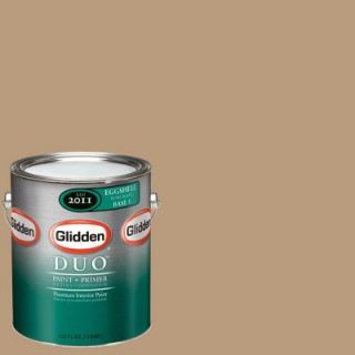 Glidden DUO 1 gal. #GLN01 Warm Caramel Eggshell Interior Paint with Primer GLN01 01E