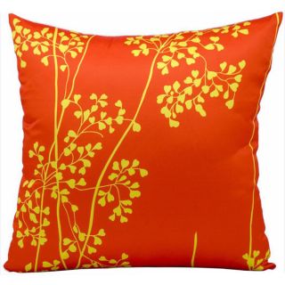 Nourison Mina Victory Orange Floral 20 inch Indoor /Outdoor Pillow
