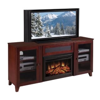 Legends Furniture Monte Carlo 60 TV Stand with Electric Fireplace